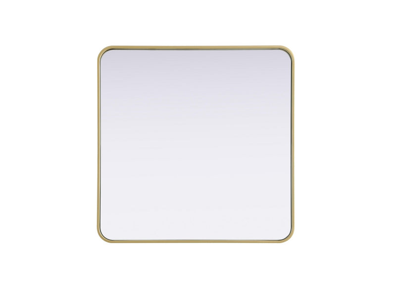 Elegant Lighting MR8A3030BRA Mirror, Brass