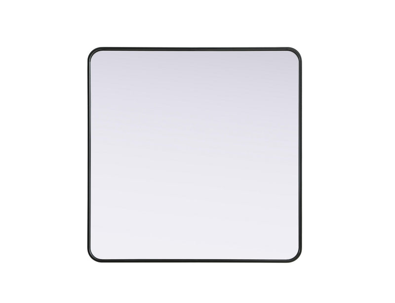 Elegant Lighting MR8A3636BLK Mirror, Black