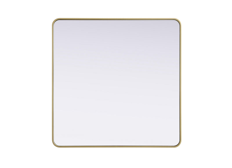 Elegant Lighting MR8A4242BRA Mirror, Brass
