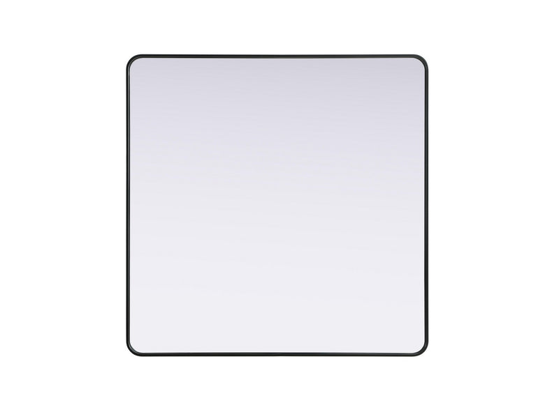 Elegant Lighting MR8A4848BLK Mirror, Black