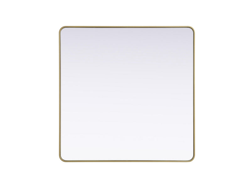Elegant Lighting MR8A4848BRA Mirror, Brass