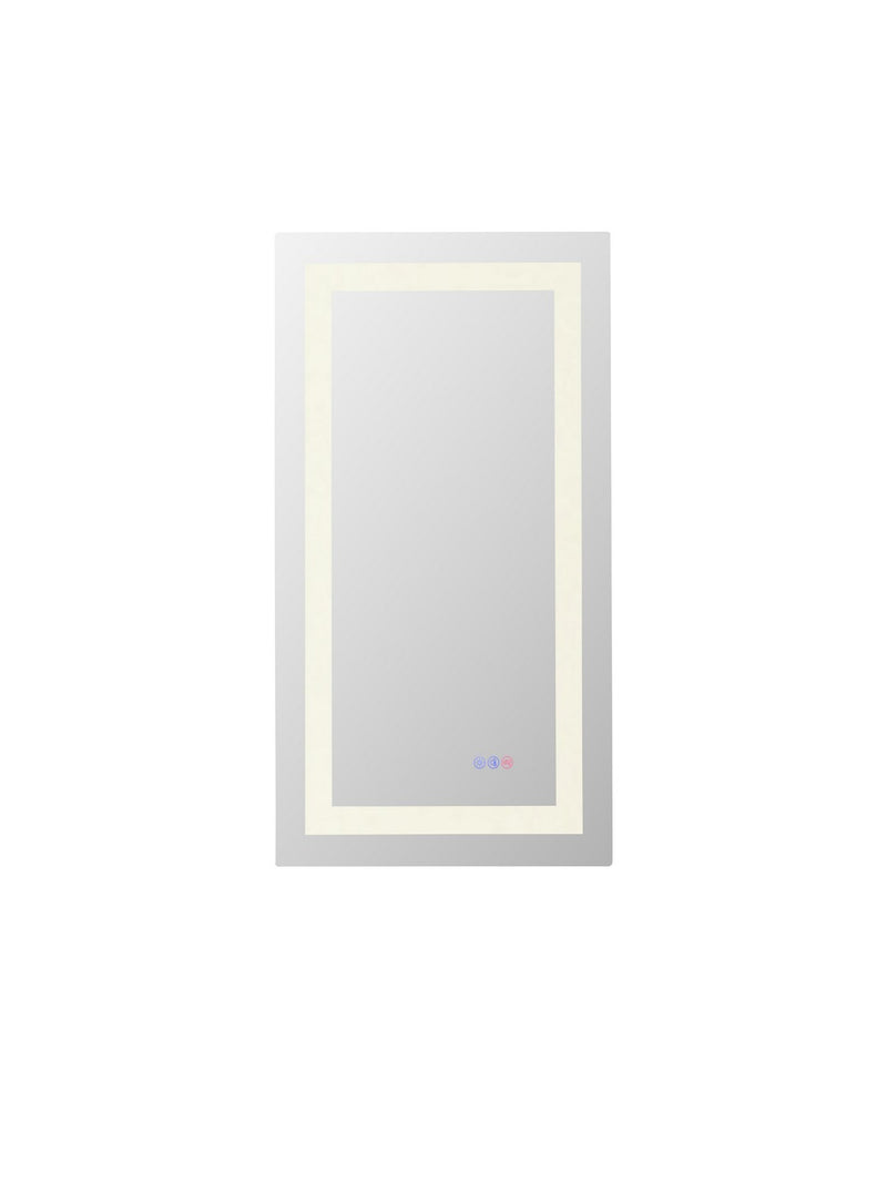 Elegant Lighting MRE81836 LED Mirror, white