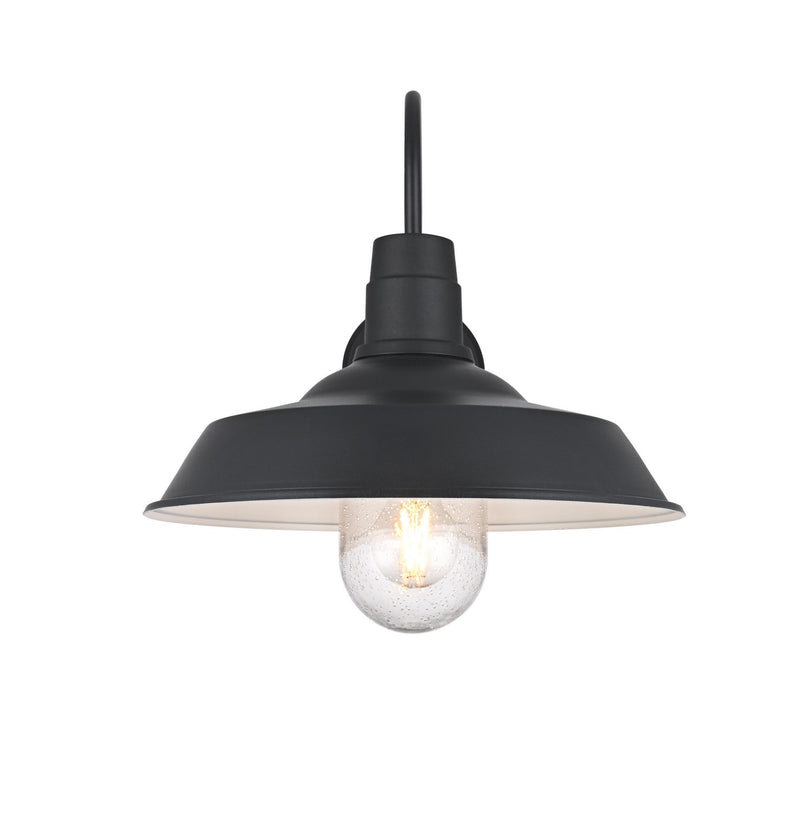 Elegant Lighting OD415W21BK One Light Outdoor Wall Sconce, Black