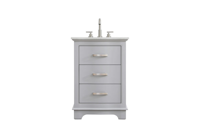 Elegant Lighting VF10224GR Bathroom Vanity, Grey