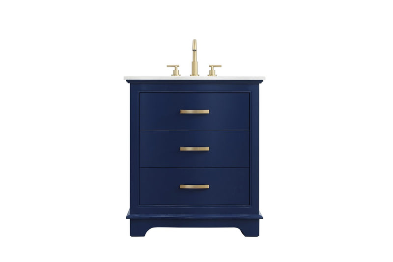 Elegant Lighting VF10230BL Bathroom Vanity, Blue