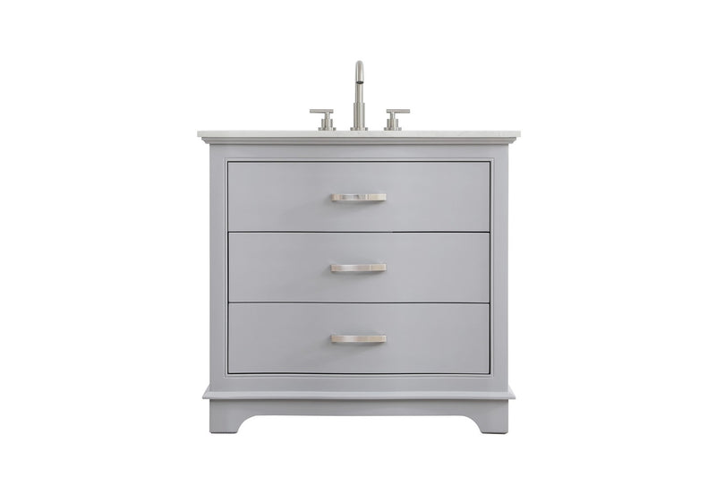 Elegant Lighting VF10236GR Bathroom Vanity, Grey