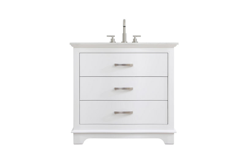 Elegant Lighting VF10236WH Bathroom Vanity, White