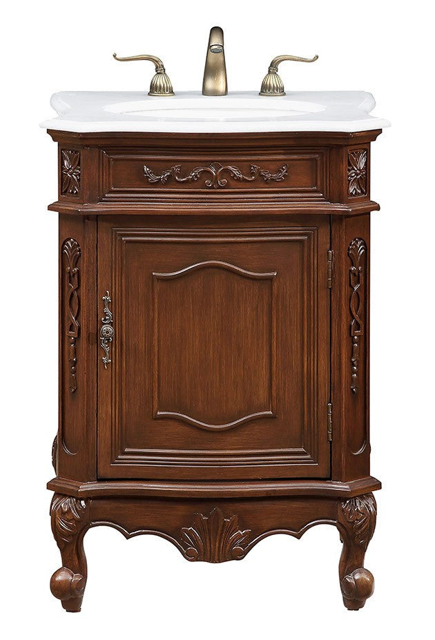 Elegant Lighting VF-1031-VW Single Bathroom Vanity, Brown