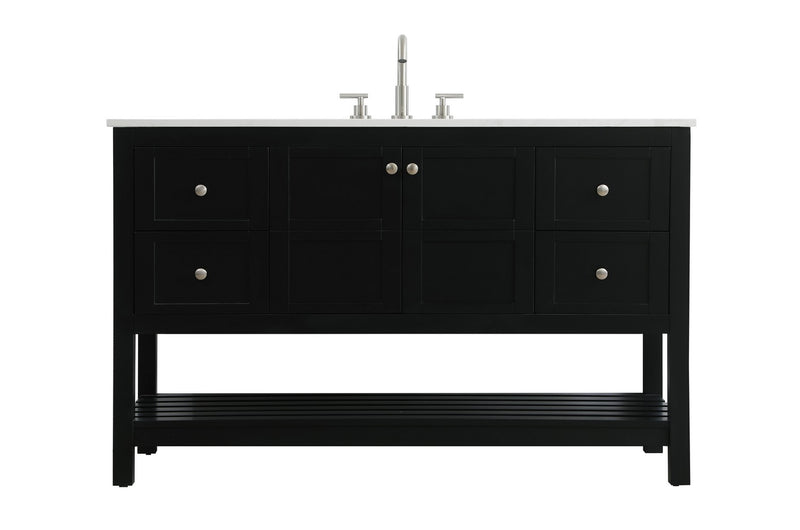 Elegant Lighting VF16454BK Bathroom Vanity, black