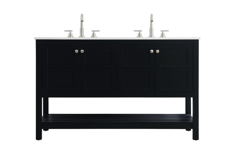 Elegant Lighting VF16454DBK Bathroom Vanity, black