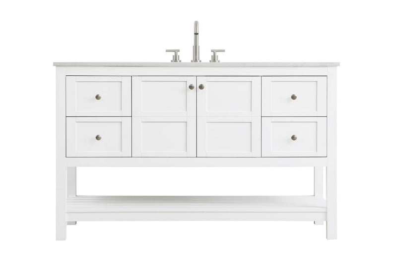 Elegant Lighting VF16454WH Bathroom Vanity, white