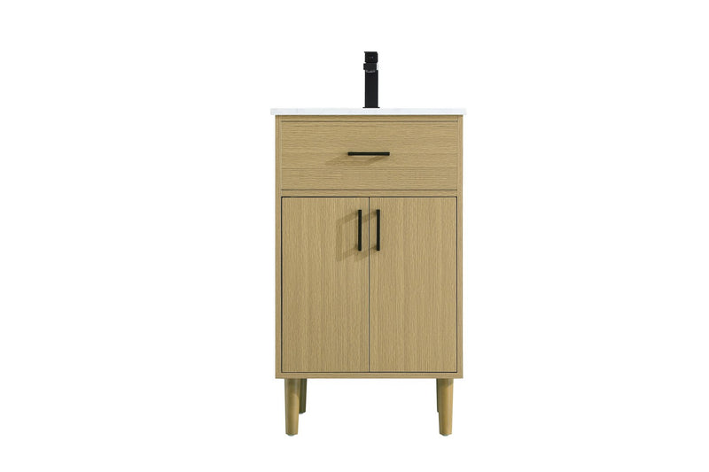 Elegant Lighting VF25020MHB Bathroom Vanity, Honey Brown