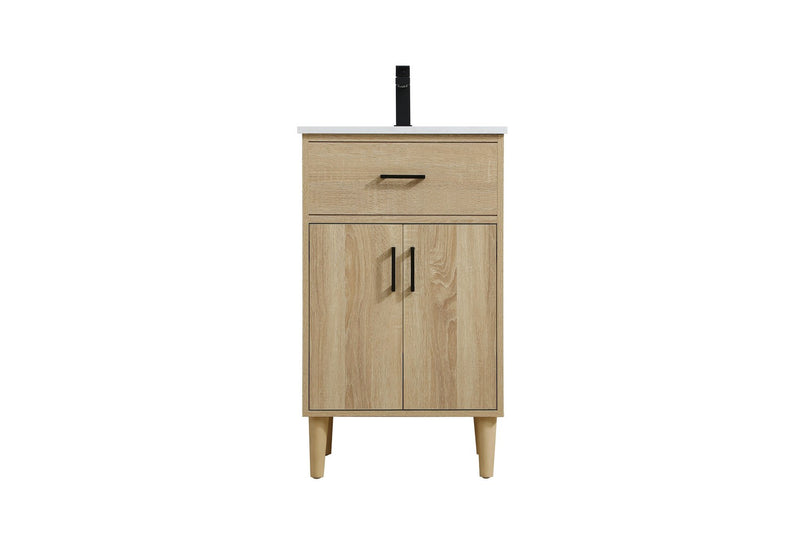 Elegant Lighting VF25020MW Bathroom Vanity, Mango Wood