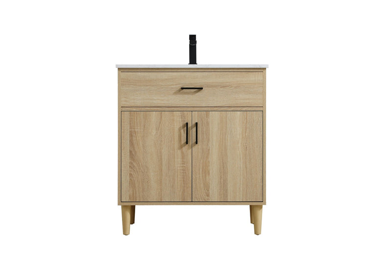 Elegant Lighting VF25030MW Bathroom Vanity, Mango Wood
