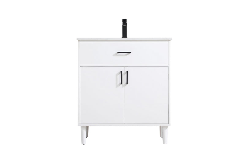 Elegant Lighting VF25030MWH Bathroom Vanity, White