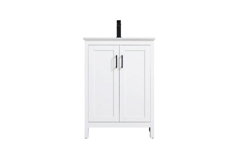 Elegant Lighting VF25124MWH Bathroom Vanity, White