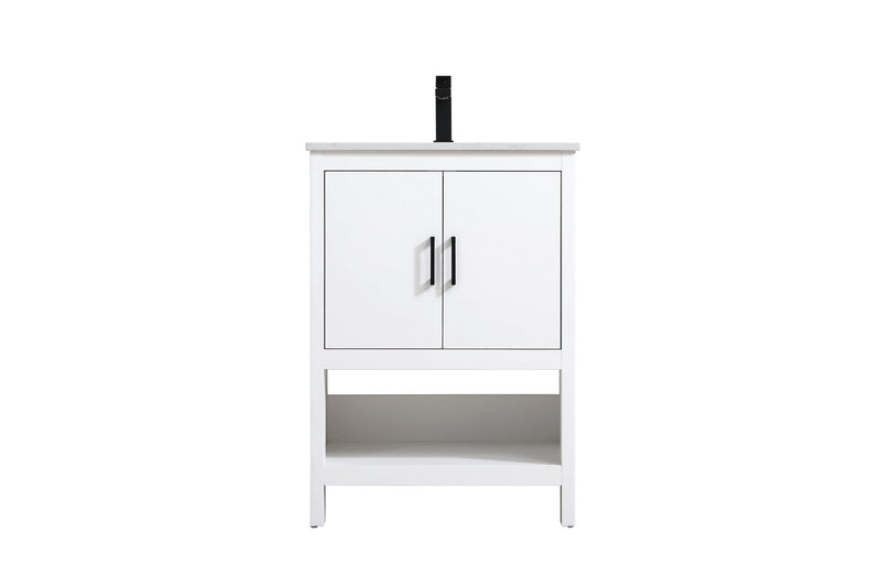 Elegant Lighting VF25224MWH Bathroom Vanity, White