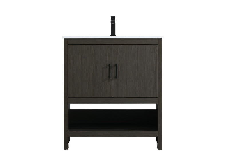Elegant Lighting VF25230MMB Bathroom Vanity, Mocha Brown