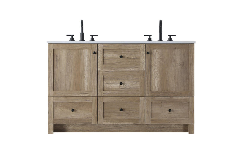 Elegant Lighting VF2854DNT Bathroom Vanity, Natural Oak