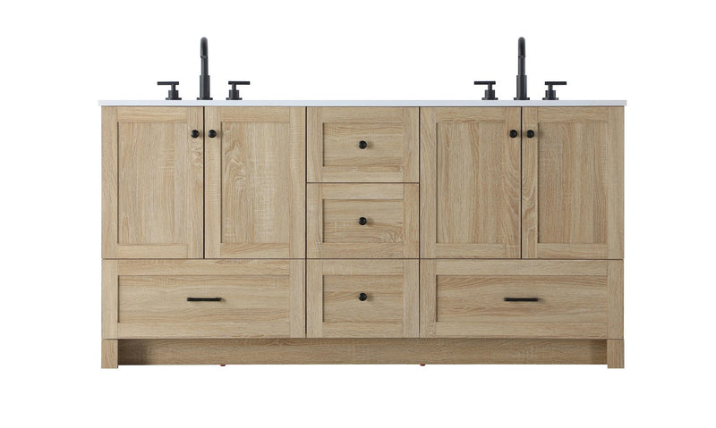 Elegant Lighting VF2866DMW Bathroom Vanity, Mango Wood