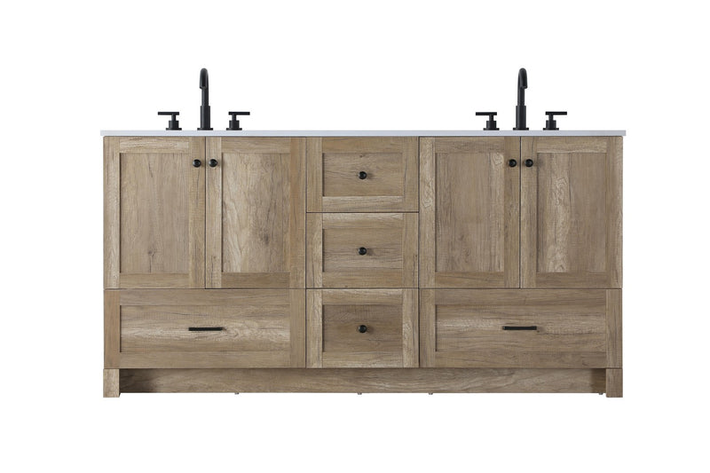 Elegant Lighting VF2866DNT Bathroom Vanity, Natural Oak