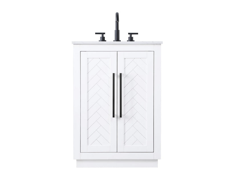 Elegant Lighting VF29024WH Bathroom Vanity, White