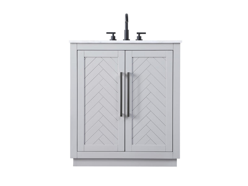 Elegant Lighting VF29030GR Bathroom Vanity, Grey
