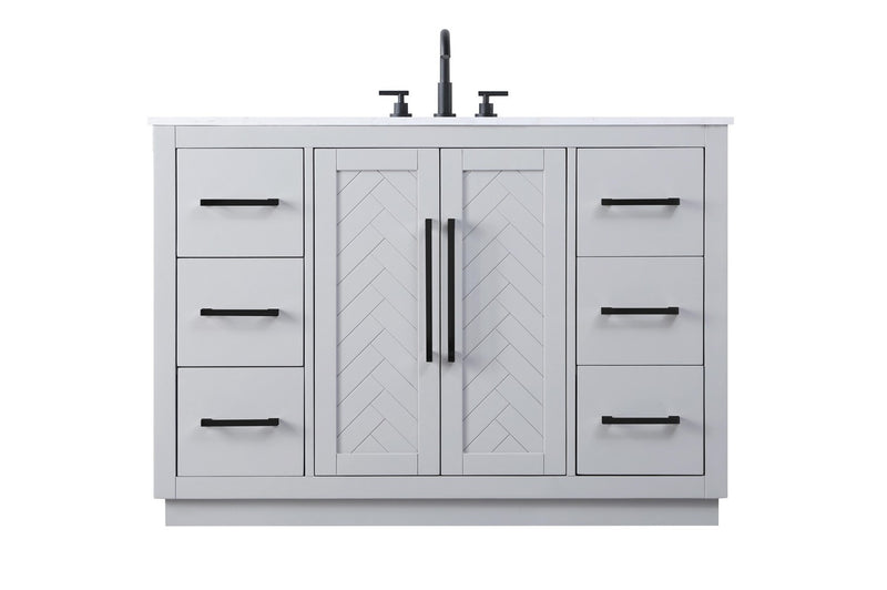 Elegant Lighting VF29048GR Bathroom Vanity, Grey