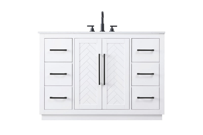 Elegant Lighting VF29048WH Bathroom Vanity, White