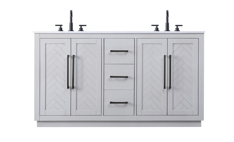 Elegant Lighting VF29060DGR Bathroom Vanity, Grey