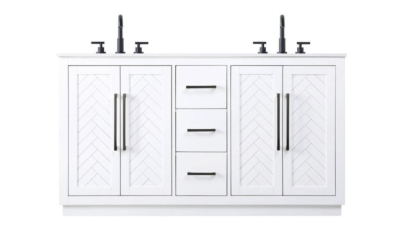 Elegant Lighting VF29060DWH Bathroom Vanity, White