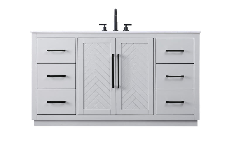 Elegant Lighting VF29060GR Bathroom Vanity, Grey