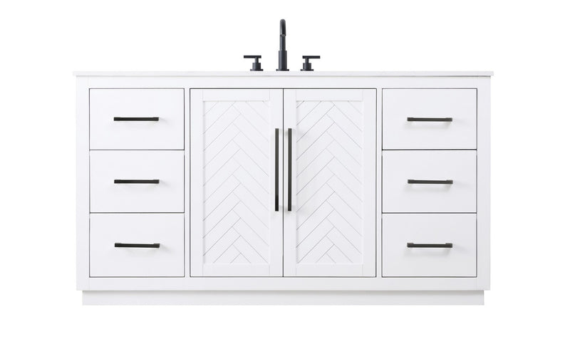 Elegant Lighting VF29060WH Bathroom Vanity, White