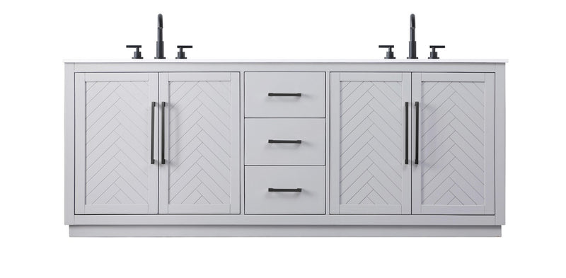 Elegant Lighting VF29084DGR Bathroom Vanity, Grey