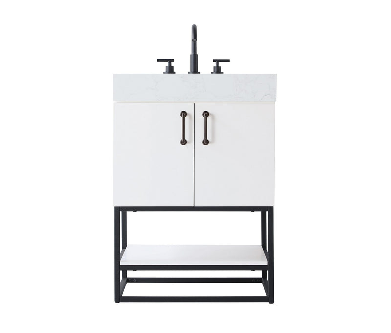 Elegant Lighting VF29224WH Bathroom Vanity, White