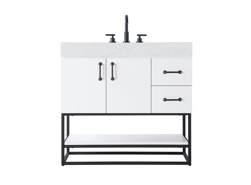 Elegant Lighting VF29236WH Bathroom Vanity, White