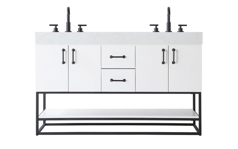 Elegant Lighting VF29254DWH Bathroom Vanity, White
