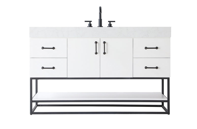 Elegant Lighting VF29254WH Bathroom Vanity, White