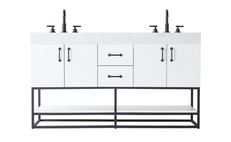 Elegant Lighting VF29260DWH Bathroom Vanity, White