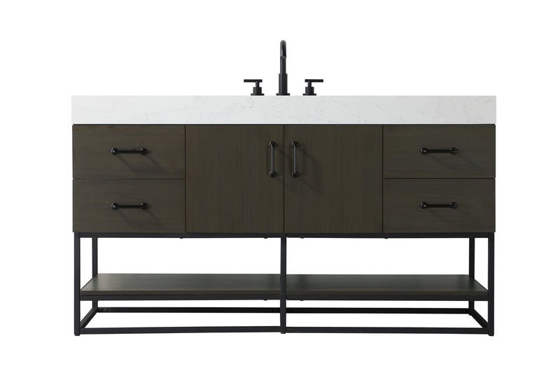 Elegant Lighting VF29260MMB Bathroom Vanity, Mocha Brown
