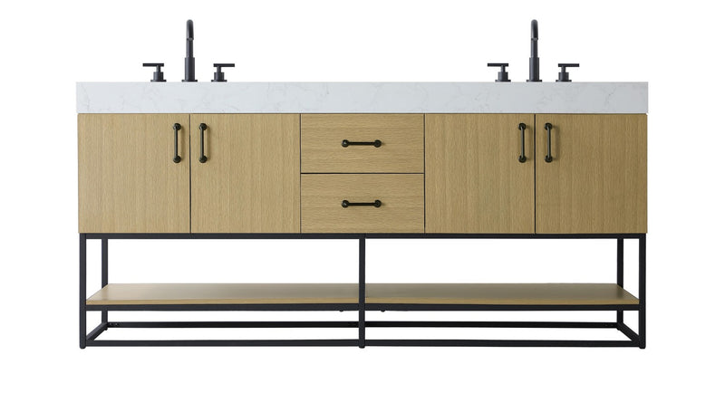 Elegant Lighting VF29272DMHB Bathroom Vanity, Honey Brown