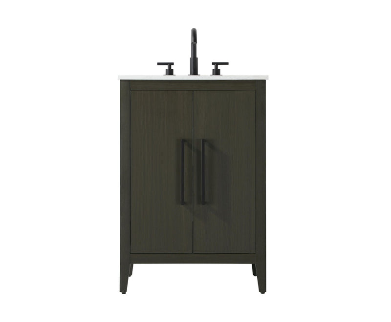 Elegant Lighting VF29324MMB Bathroom Vanity, Mocha Brown
