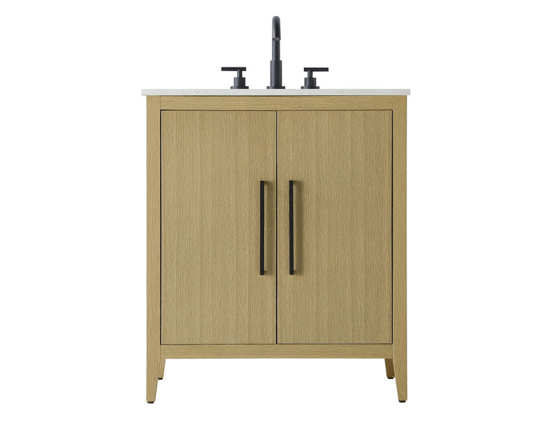 Elegant Lighting VF29330MHB Bathroom Vanity, Honey Brown