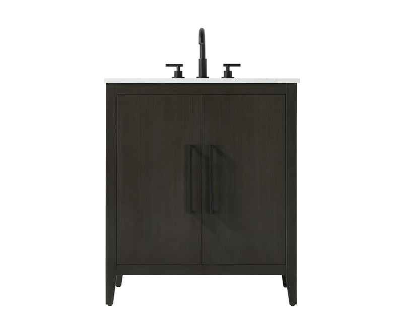 Elegant Lighting VF29330MMB Bathroom Vanity, Mocha Brown