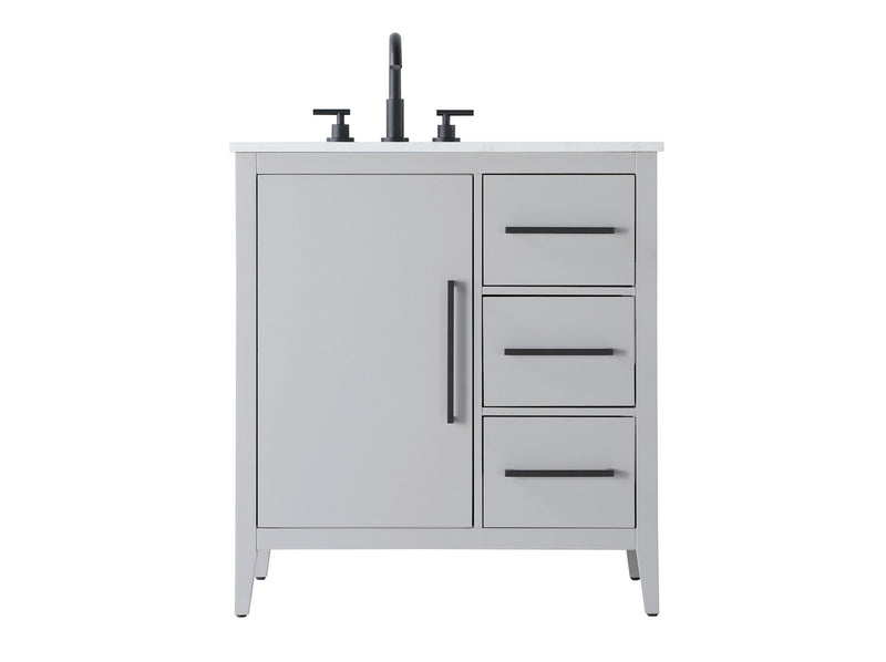 Elegant Lighting VF29332GR Bathroom Vanity, Grey