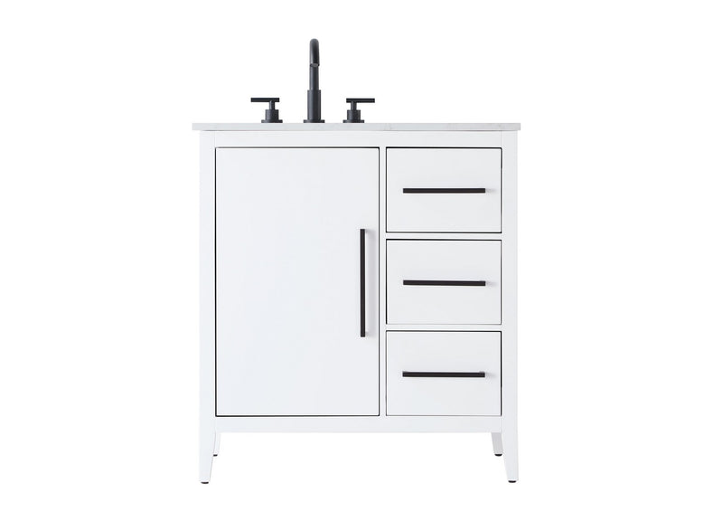 Elegant Lighting VF29332WH Bathroom Vanity, White