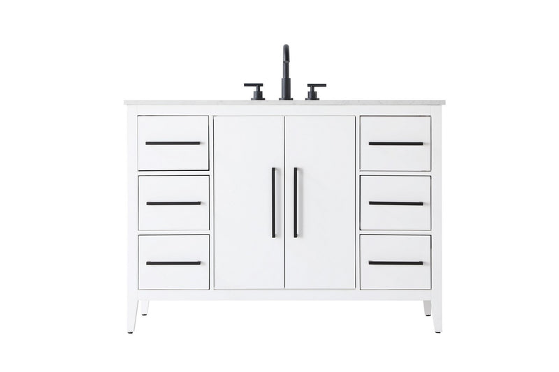 Elegant Lighting VF29348WH Bathroom Vanity, White