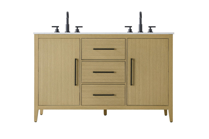 Elegant Lighting VF29354DMHB Bathroom Vanity, Honey Brown