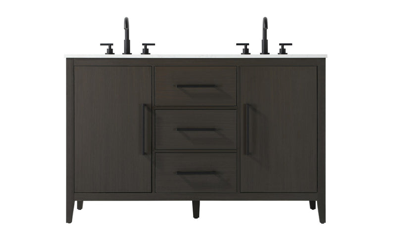 Elegant Lighting VF29354DMMB Bathroom Vanity, Mocha Brown