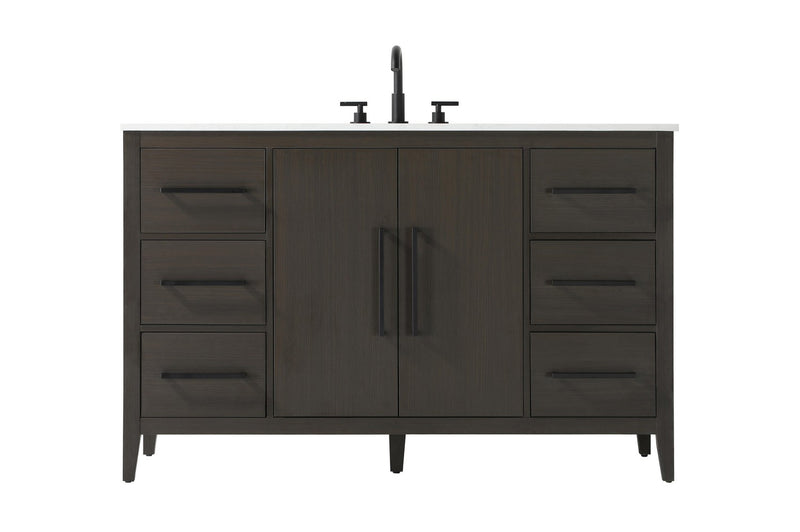 Elegant Lighting VF29354MMB Bathroom Vanity, Mocha Brown